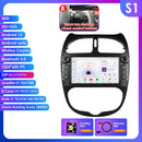 Hizpo 2Din 7inch Android Car Radio for Peugeot 206 206CC 206SW 2000 - 2008 Multimedia 4G BT Auto CarPlay GPS RDS DSP Stereo