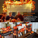 LED Maple Leaf Light String Fake Autumn Leaves LED Fairy Garland for Christmas Thanksgiving Halloween Party Home Decoration