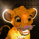 Brick Bling LED light model 43247 is suitable for Simba the Lion King building block gift (only including lighting accessories)