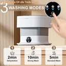 60W portable folding washing machine with rotating fully automatic mini underwear socks 11L household centrifugal washing machin