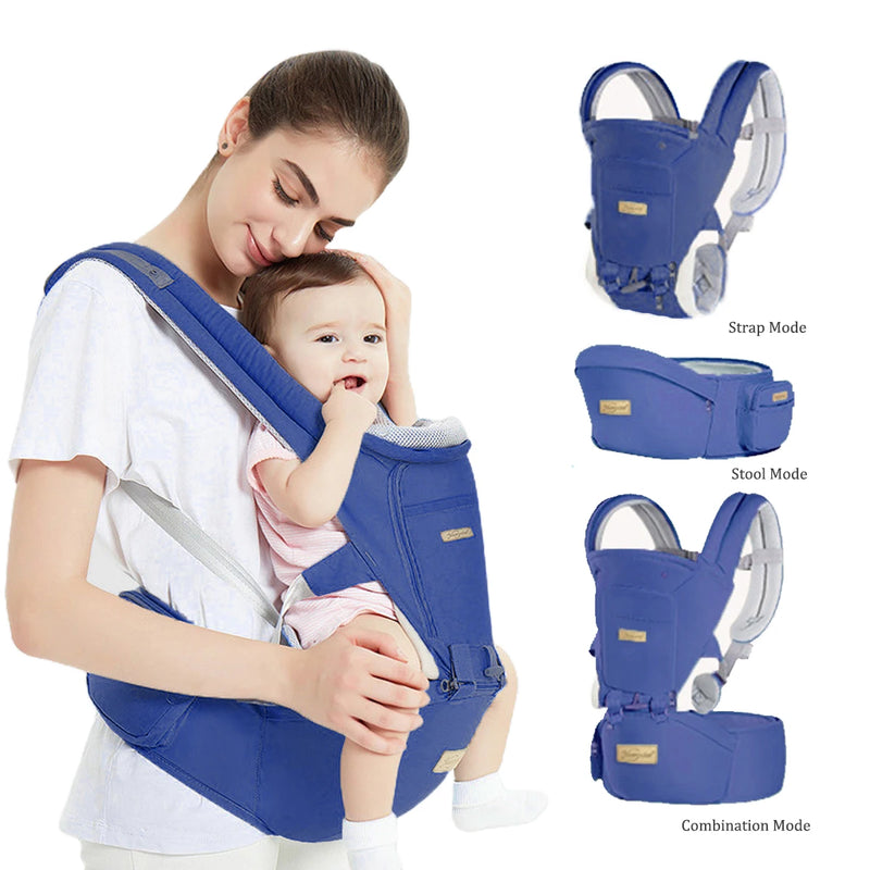 Ergonomic Kangaroo To Carry Baby With Shadow Cloth 3 In 1.0-3 Months, Supports More Than 10 kg