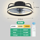 Ceiling Fan with Lamp Remote Control Nordic Modern Lights Fan Indoor Lighting For Living Room Bedroom Kitchen