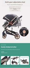 Baby stroller 3 in 1 strollers for baby light strollers baby cars Baby carriage travel stroller fold stroller Multiple stroller
