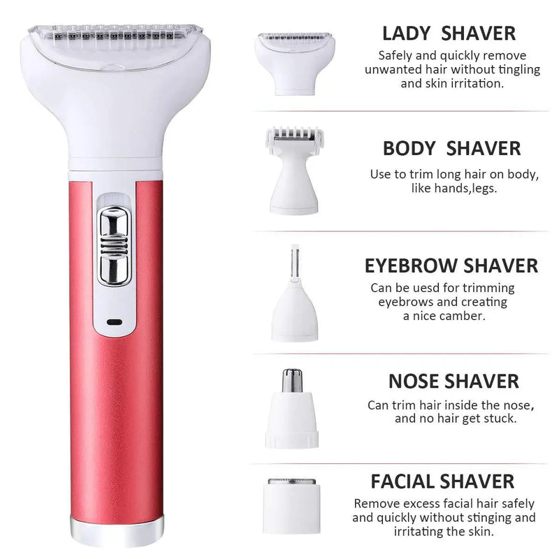 New Five In One Multi Functional Women's Hair Removal Device