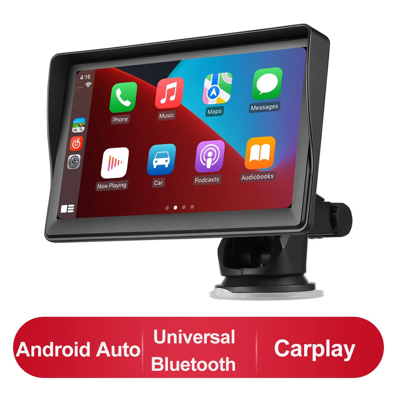 7 Inch Car Radio Carplay Android Auto Car Stereo Portable Universal Touch Screen Car Multimedia Video Player With Bluetooth AUX
