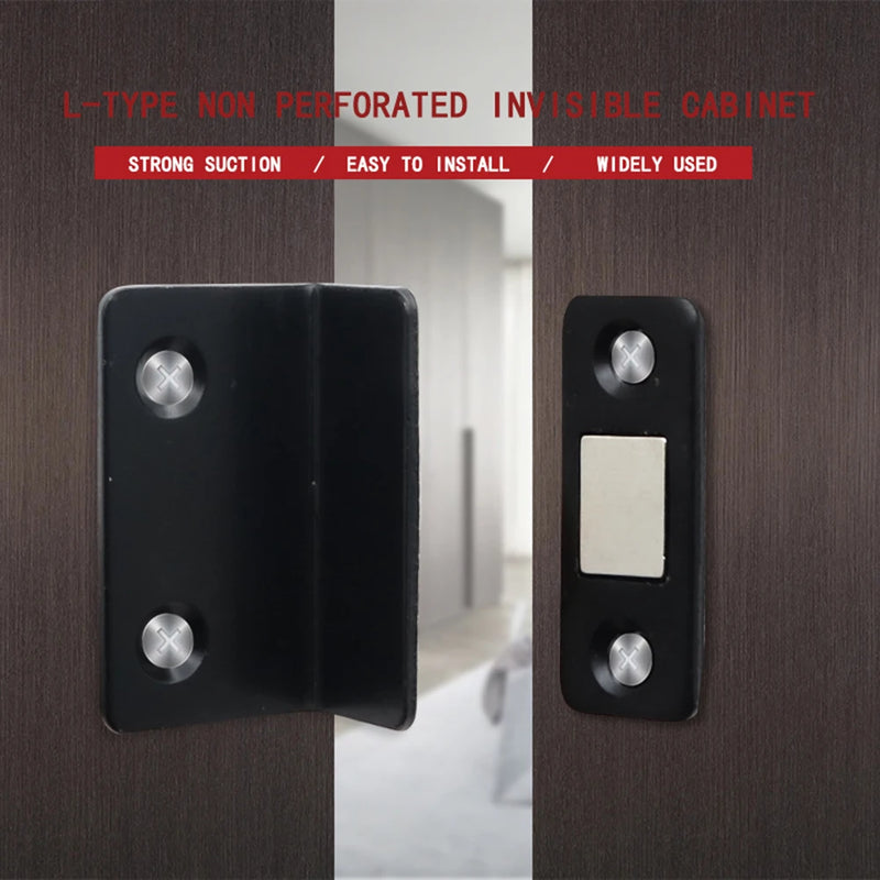 1-10PCS Strong Magnetic Cabinet Catches Magnet Door Stops Hidden Door Closer With Screw For Closet Cupboard Furniture Hardware