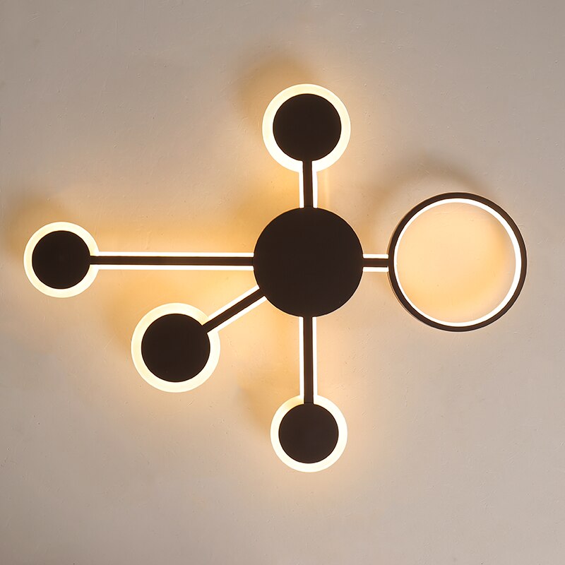 NEO Gleam New Design Modern Led Ceiling Lights For Living Room Bedroom Study Room Home Coffee Color Finished Ceiling Lamp