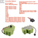 Cameron Sino Medical Battery For Alaris Medicalsystems 7101 7201 7132 7232 7100e 7200e 7200f 7130 Signature Gold Infusion Pump