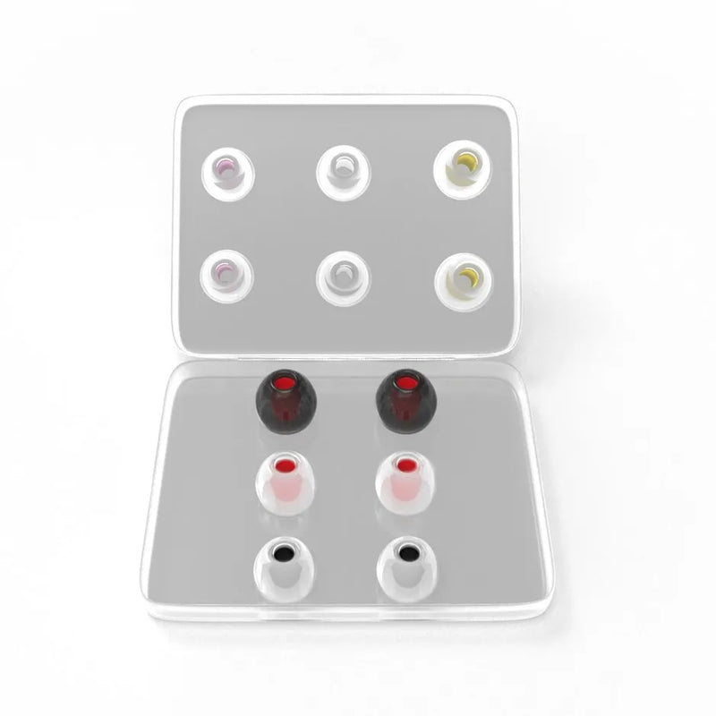 7HZ H07 H08 Silicone Eartip 1Pair (2pcs) /6Pairs (12pcs)  L M S Size In Ear Tips Earbuds Earphone for lxdac 7HZ Timeless Eternal