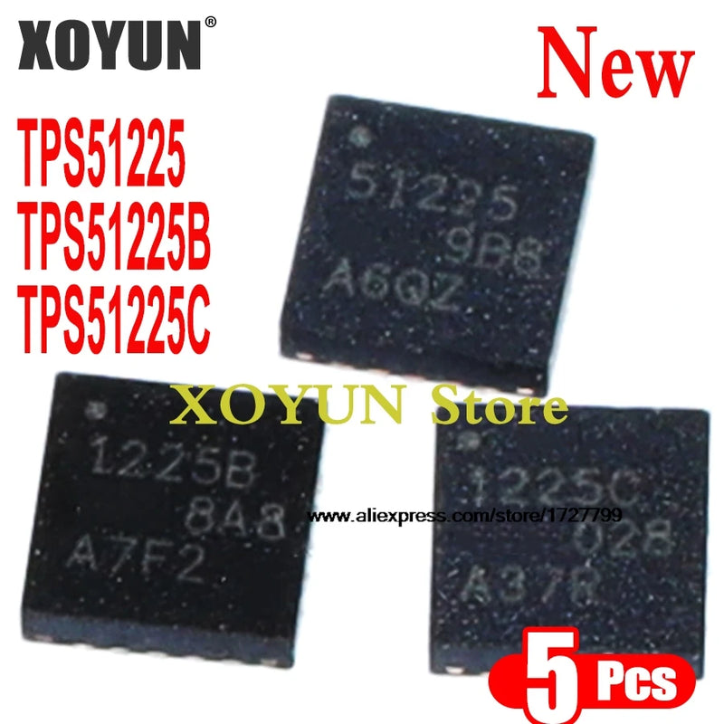 (5piece) 100% New TPS51225 TPS51225B TPS51225C 51225 1225B 1225C QFN-20