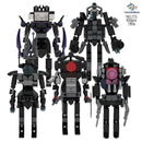 Skibidi Toilet Titan TV Man Speakerman Horror Game Bosses Camara Building Block Cartoon Doll Model Kids Birthday Halloween Gift