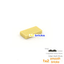 100pcs Bulk Blocks Building Bricks Smooth 1X2 Educational Assemblage Construction Toys for Children Size Compatible With 3069b