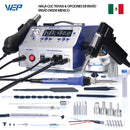 WEP 948-II Suction Tin Soldering Station 4 in 1 Sucker Tools Solder Iron Hot Air Gun BGA Rework Station