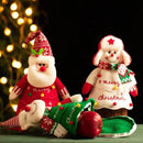 Christmas Gift Bags Drawstring Apple Candy Dragee Bag Merry Christmas Packaging New Year 2024 Xmas Wrapping Gift Bags Supplies