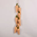 2/3PCS Easter Ornaments Carrots Rabbit Hanging Pendant Toy Cloth Props Happy Easter Decorations 2023 for Home Party