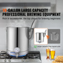 SucceBuy Stainless Steel Kettle 16 GALLON Brewing Pot Tri Ply Bottom for Beer Brew Kettle Pot Home Brewing Supplies Includes Lid