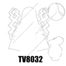 TV6102 Action Figures Movie accessories Building Blocks Bricks toys TV8009 TV8010 TV8011 TV8012 TV8013 TV8014 TV8015 TV8016