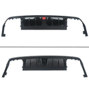 FOR MERCEDES S CLASS W222 B STYLE AMG REAR DIFFUSER TAILPIPE GLOSS BLACK 13-17