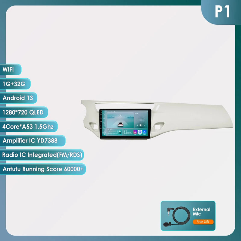 Hizpo 2 Din Car Radio for Citroen C3 DS3 2010-2016 Audio Multimedia Player CarPlay Android Auto GPS BT WIFI FM RDS Autoradio AI