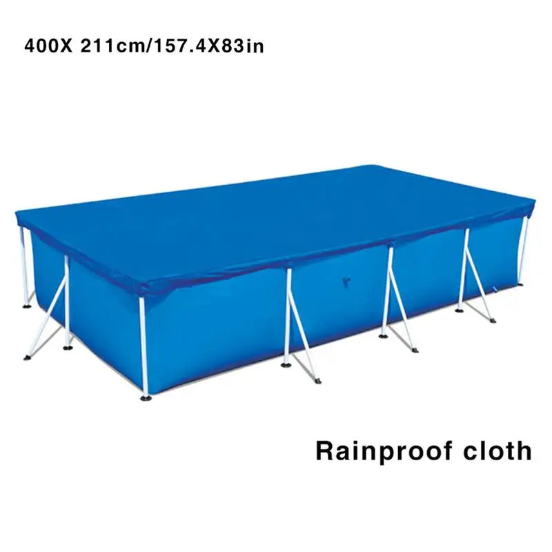 Swimming Pool Cover Rectangular Solar Summer Waterproof Pool Tub Dust Outdoor PE Bubble Film Blanket Accessory Pool Cover Drop