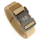 TUSHI New Men's Belt Outdoor Hunting Tactics Belt Multi functional Buckle Nylon Belt High Quality Marine Corps Canvas Belt