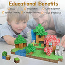 Magnetic Blocks Build Mine Magnet World Magic Portal Set Magnetic Construction Building Set Toy For Toddler STEM Sensory Toys