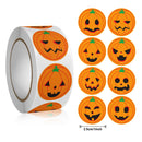500Pcs Halloween Stickers Funny Pumpkin Emote Ghost Paper Stickers for Gift Packing Bag Sealing Labels Halloween Decoration 2024