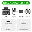 2025 New DDPAI Dash Cam Z50 Pro 4K Car DVR Night Vision 5GHz Wi-Fi GPS ADAS 24h Parking mode Support Front and Rear Camera