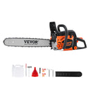 SucceBuy Gas Chainsaw 58CC 20" 3.22HP Handheld Cordless Petrol Chainsaws for Tree Wood Branch Farm  Ranch Forest Cutting Use