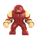 Anime Figure Marvel Superhero Mini Building Block Doll The Hulk Iron Man Assembly Building Block Toy Children's Birthday Gift