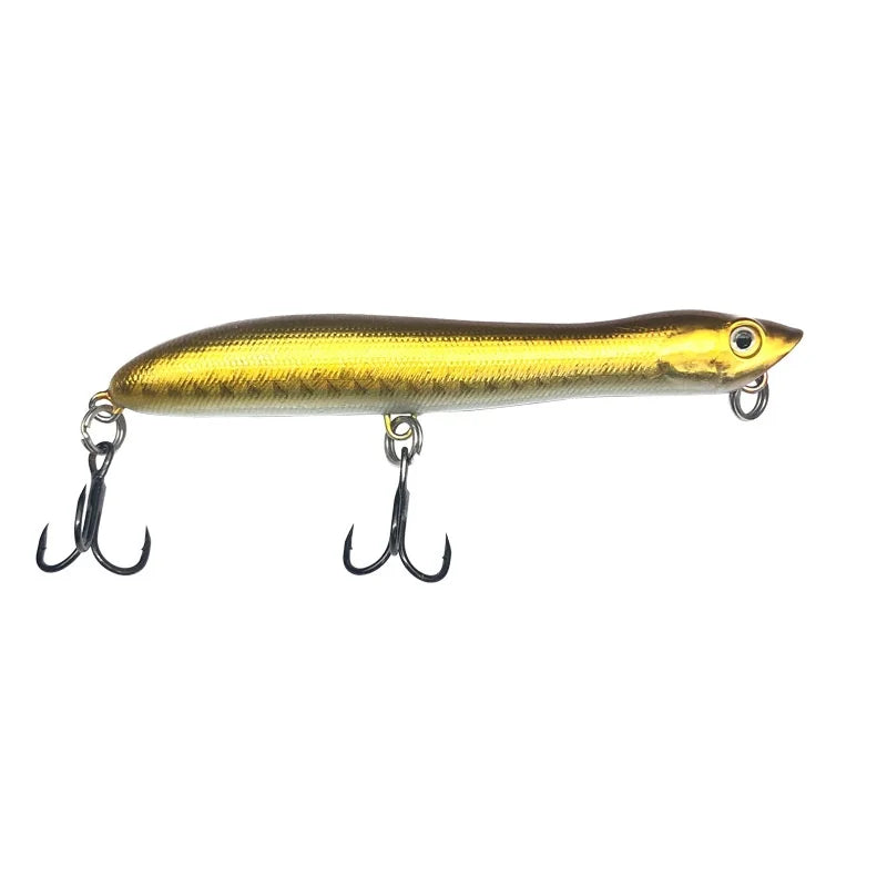 Yuantou Luya Bait 6g/8.4cm Floating Water Dog Pencil Flipped Mouth Freshwater Surface Fish Bait Fishing Tool