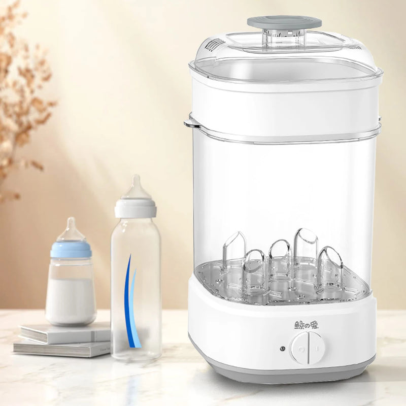 Baby Feeding Bottle Warmer & Sterilizers Food Milk Warmers Bottle Steam Sterilizer Electric Baby Bottle Sanitizer with Timer