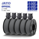 JAYO 5Rolls PETG Filament 1.75mm High Speed PETG 3D Printer Filament 1.1KG/Roll High Flow Speedy Matte 3D Printing Materials