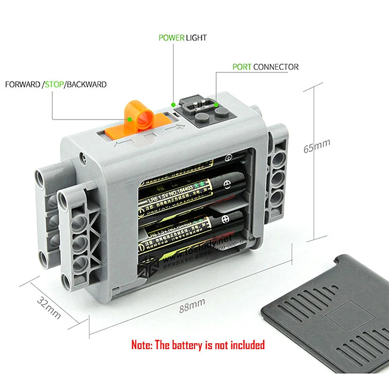 Technical parts Motor multi power functions 8293 8883 tool servo train motor PF model sets building blocks Compatible All Brands