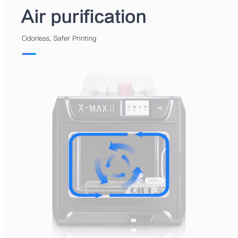 QIDI TECH X-MAX Industrial Grade 3D Printer Print Size 300x250x300mm with 5 Inch Color Touchscreen Quick Leveling WiFi Function