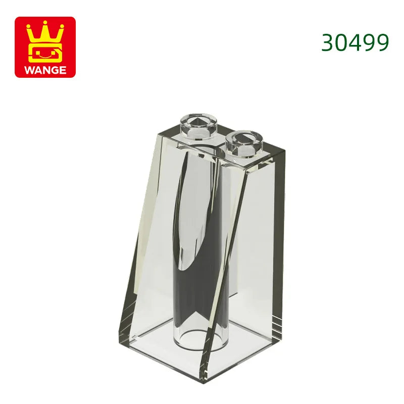 Wange 34Pcs/Lot 30499 2x2x3 Slope Building Block Moc Accessories Compatible with Brick DIY Construction Children Toys Gift Box