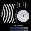 1/2set Round Balloons Stand Holder Plastic Balloon Arch Hoop wreath Ring Birthday Wedding Party Baby Shower Balloon Decorations