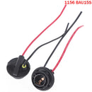 2pcs 1156 1157 Bulb Socket BAY15D Lamp Holder P21/5W 12V Adapter Base Connector For Brake Light Plastic Car Accessories
