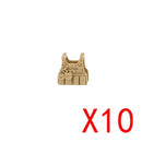 WW2 Military Building Blocks Mini Bricks Solider Figures Gifts Weapon Equipment Accessories USA Greman Vests Armor Toys For Kids