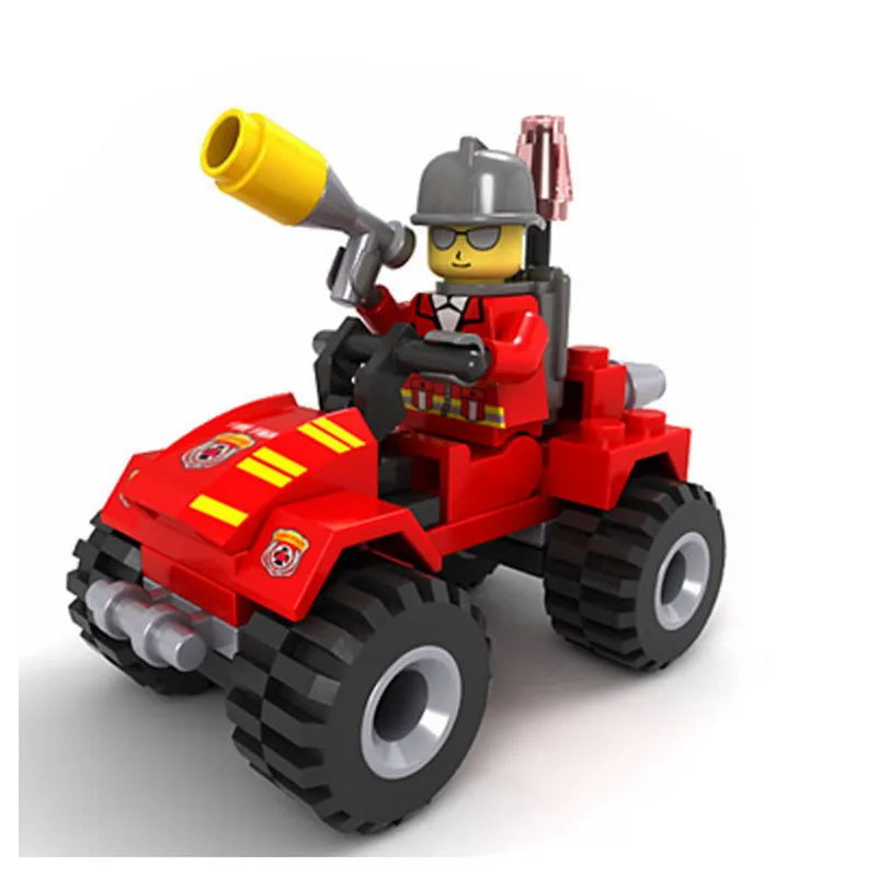 SLUBAN Girl Princess Royal Carriage Wagon Horse Racing Party Model Building Blocks Enlighten Action Figure Toys For Children