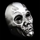 3D Death Eater Mask Scary Halloween Party Mask Masquerade Party Costume Horror Cosplay Resin Props, Adjustable Size