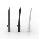 MOC 10PCS Handheld Katana 30173 Building Blocks Set Bricks Samurai Sword Part Compatible Particle DIY Toy For Children Kid Gifts