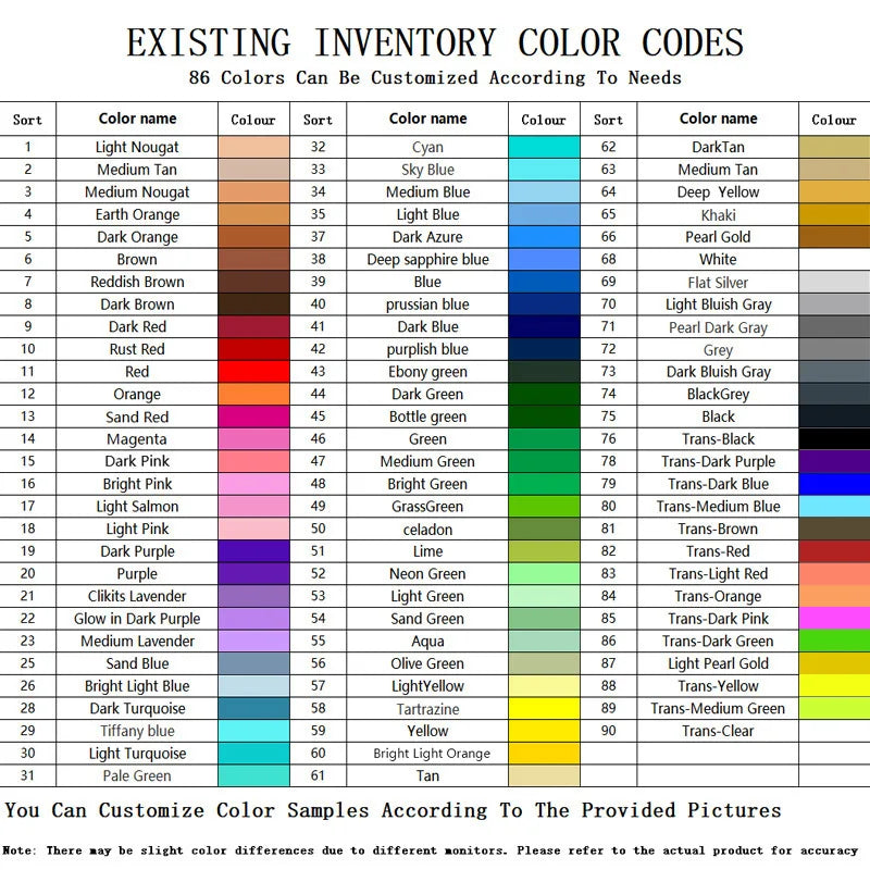 Wange 34Pcs/Lot 30499 2x2x3 Slope Building Block Moc Accessories Compatible with Brick DIY Construction Children Toys Gift Box