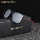 KINGSEVEN Polarized Men Sunglasses Anti-UV400  Lens Rectangle Driving Glasses Women Eyewear Accessory Oculos