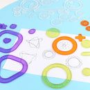 Funny Interlocking Gears Wheels Spirograph Drawing Toys Set Creative Educational Toy for Children Painting Drawing Accessories