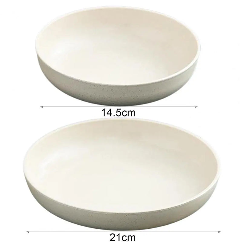 Food Plate Food Grade BPA Free Tableware Food Plate Home Anti-Slip Base Dinner Dish   Dinner Plate  Kitchen Utensils