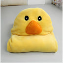 Toalha de Banho Bebê Felpuda Capuz Infantil Recém Nascido Com Orelhinha Menino e Menina --RISOVIT FTB0631