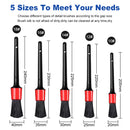1/5pcs Car Cleaning Brush Kit Automotive Detail Brushes For Car Interior Detailing Brush Set Wheel Rims Clean Brush Plastic