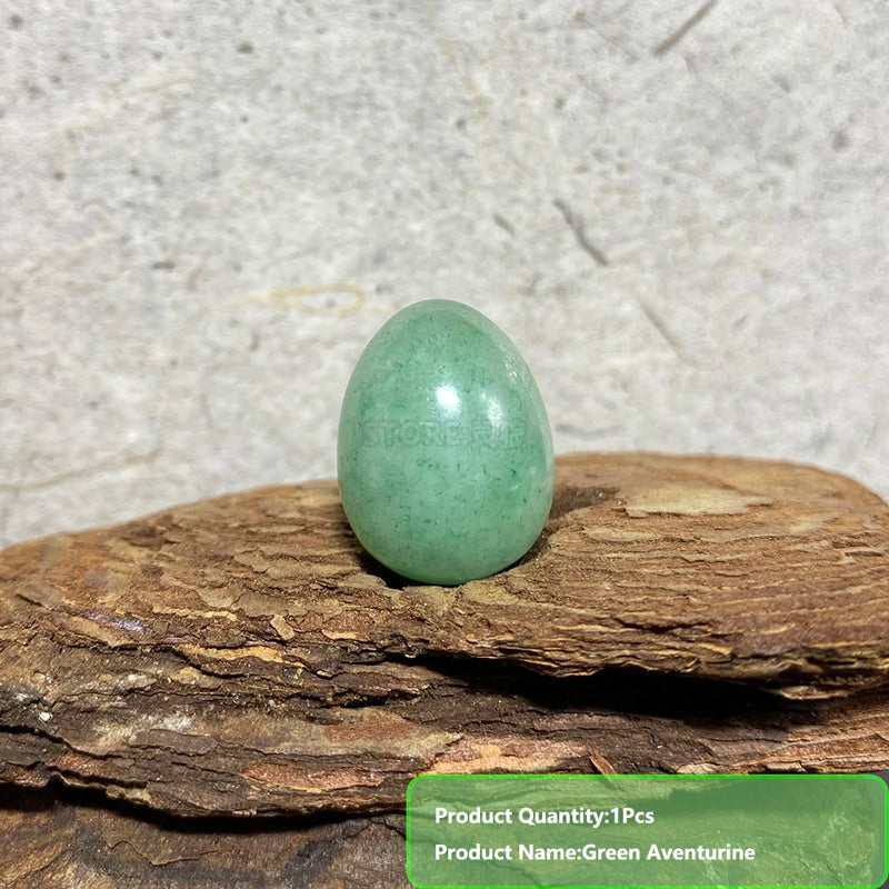 EG1-7 Yoni Egg Healing Crystal Stone Natural Gems Chakra Yoga Reiki Energy Quartz Mineral Specimen Easter Gifts Home Decor