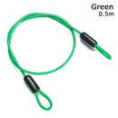 0.5/1/2Meters Bicycle Lock Wire Cycling Strong Steel Cable Lock MTB Road Bike Lock Rope Anti-theft Safety Bicycle Accessory